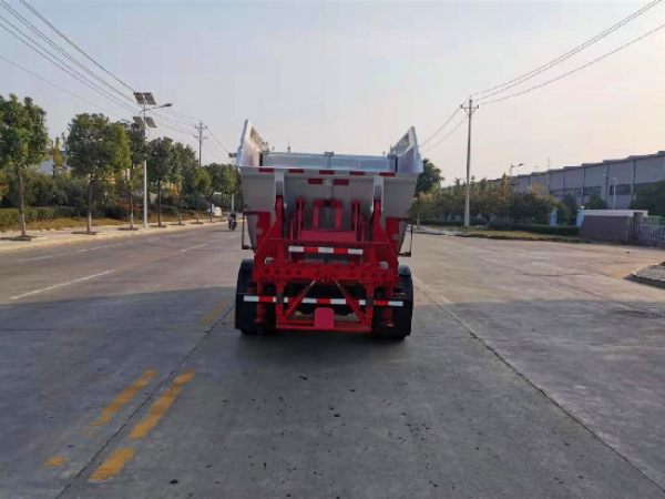 五十鈴100p國六無泄漏後高位掛桶壓縮垃圾車