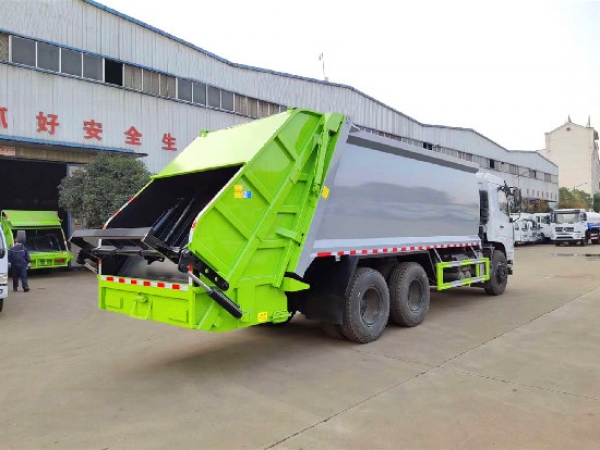 東風專底國六後雙橋20方壓縮式垃圾車